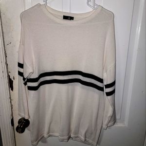 Black & white sweater